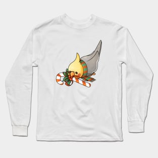 Christmas Cockatiel Long Sleeve T-Shirt